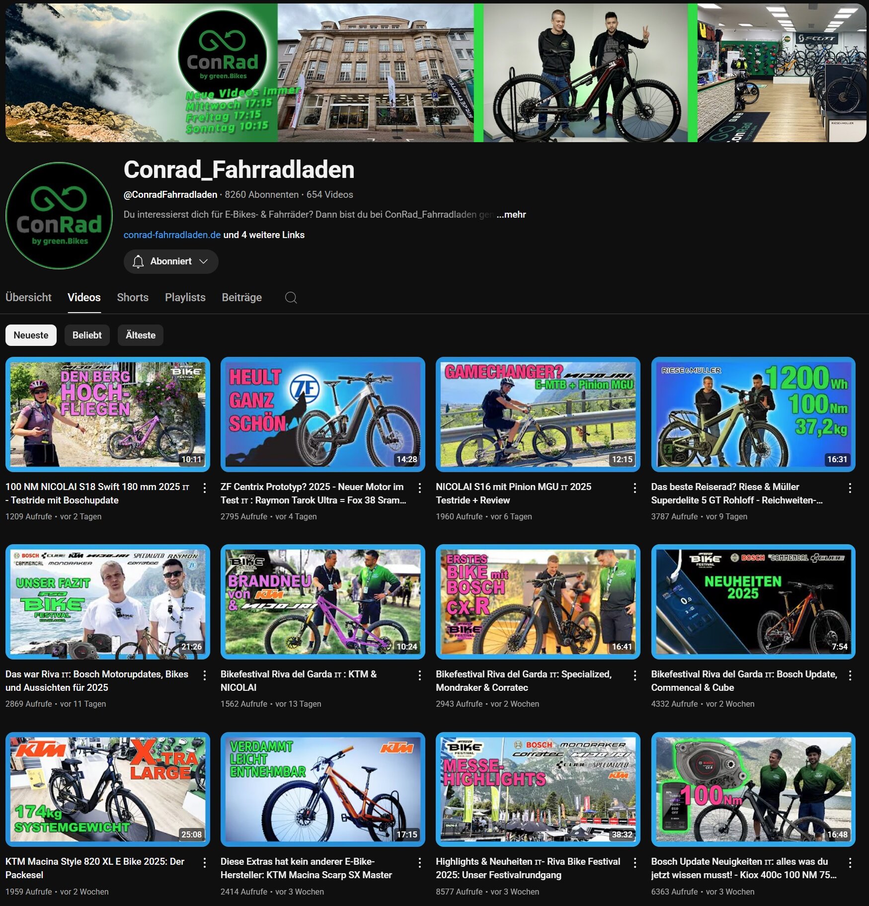 follow us on youtube!
